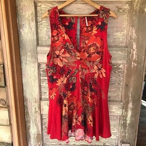 Free people red summer dress